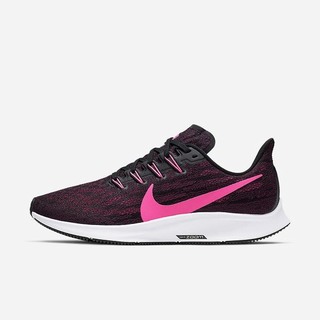 Adidasi Alergare Nike Air Zoom Pegasus 36 Dama Negrii Albi Roz | QMLY-95127